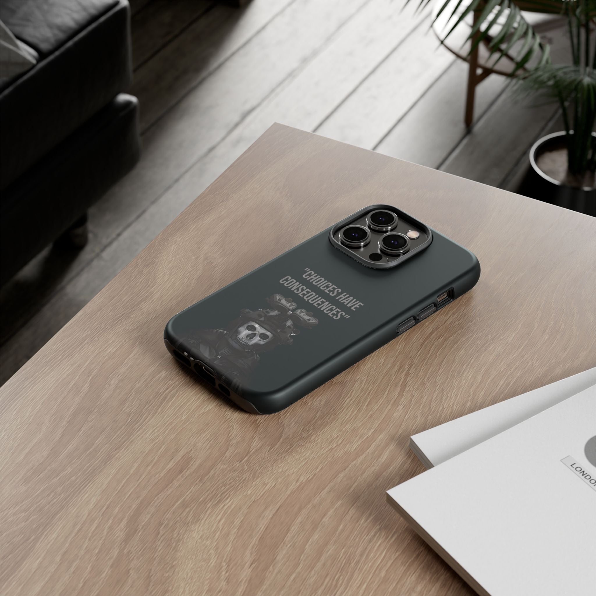 Call of Duty Ghost "Choices Have Consequences" iPhone Case