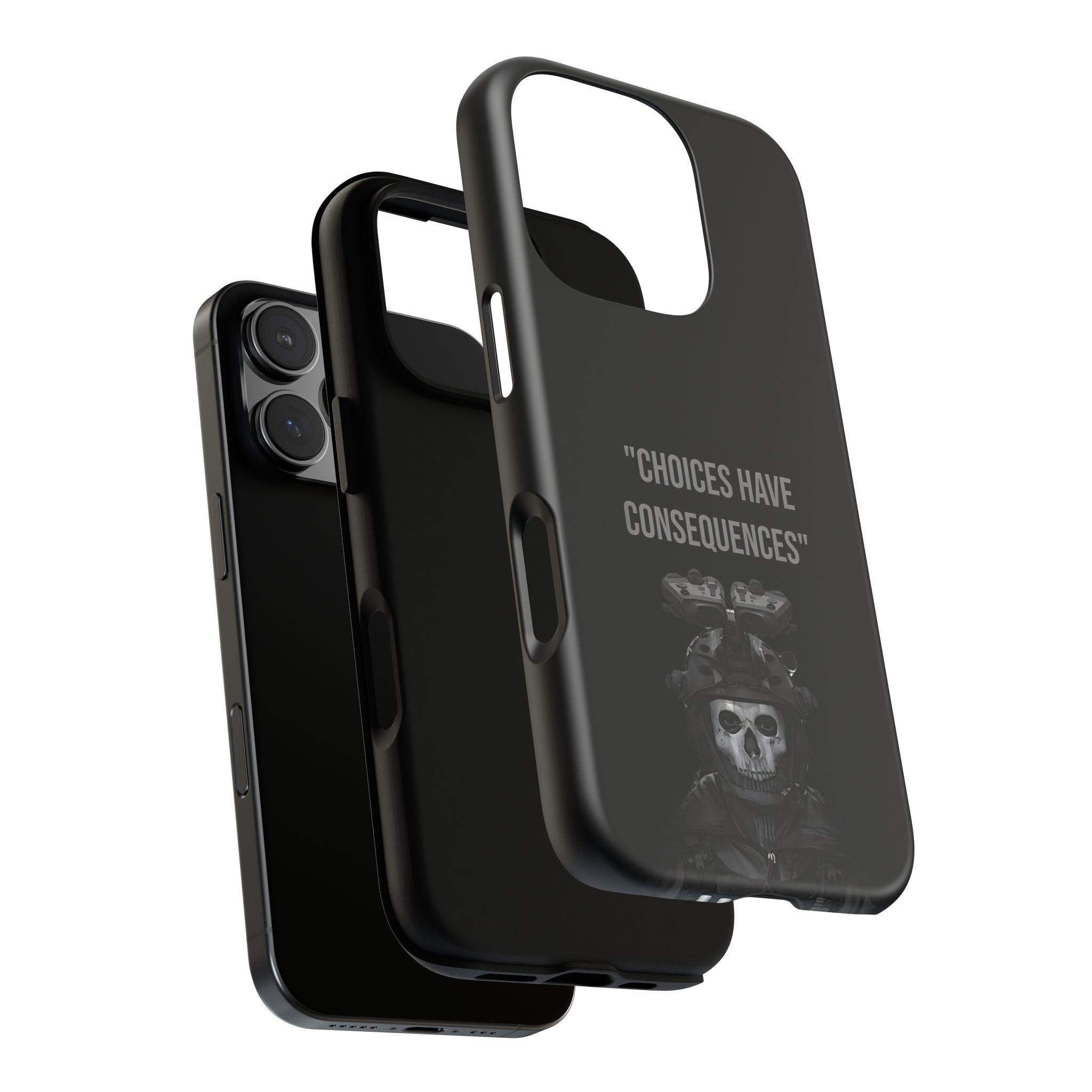 Call of Duty Ghost "Choices Have Consequences" iPhone Case