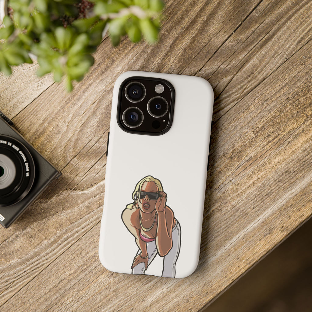 GTA San Andreas Blonde Girl iPhone Case