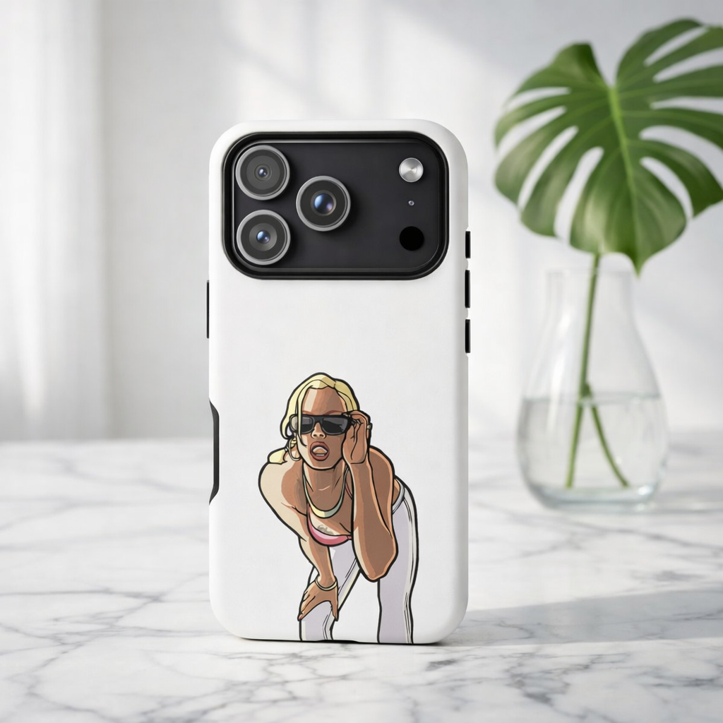 GTA San Andreas Blonde Girl iPhone Case