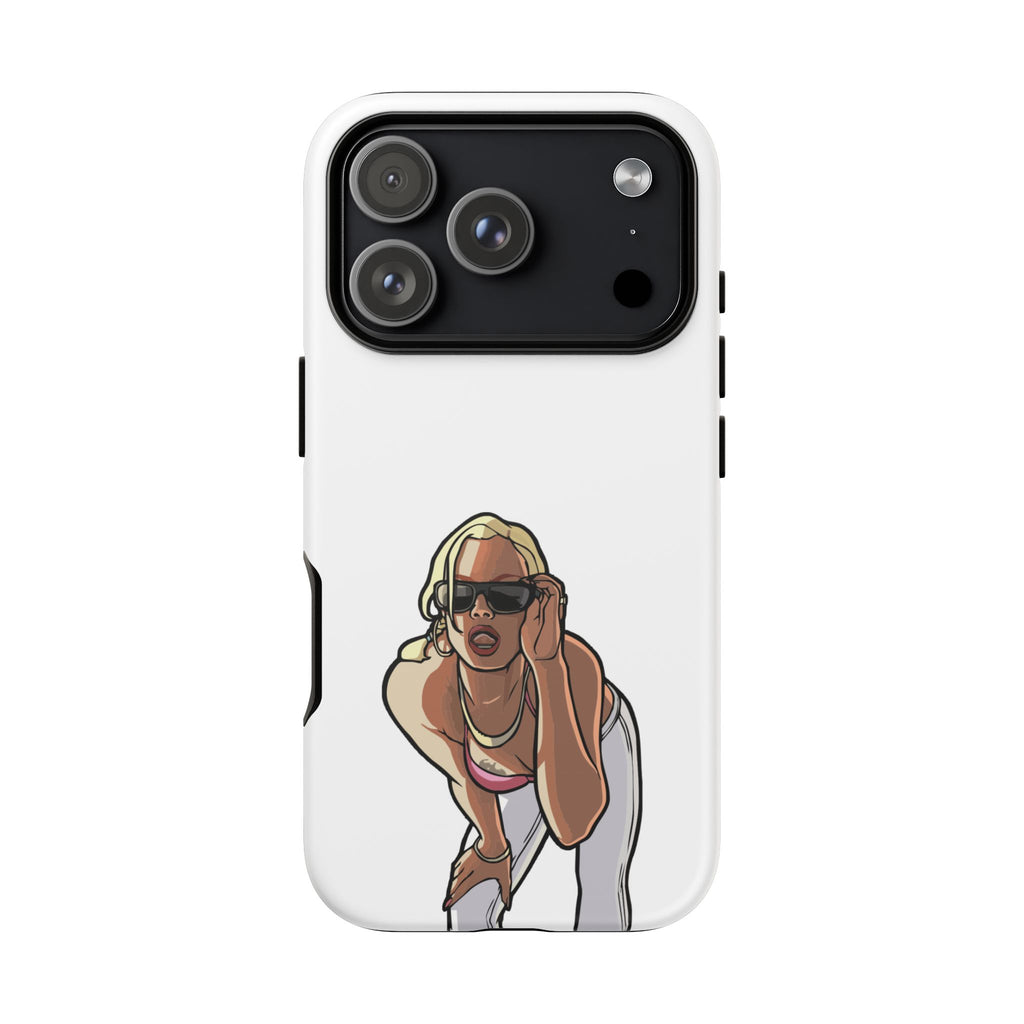 GTA San Andreas Blonde Girl iPhone Case