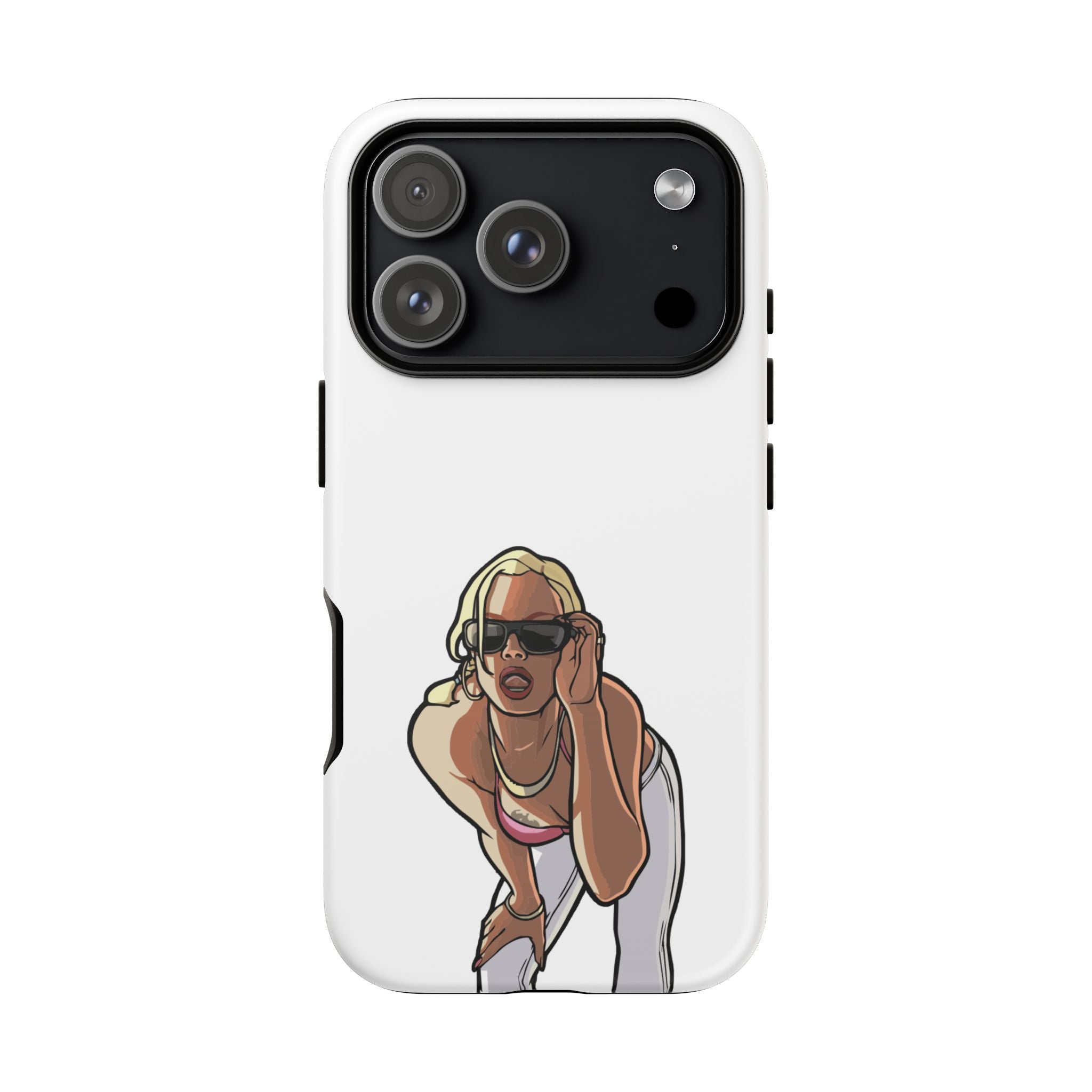 GTA San Andreas Blonde Girl iPhone Case