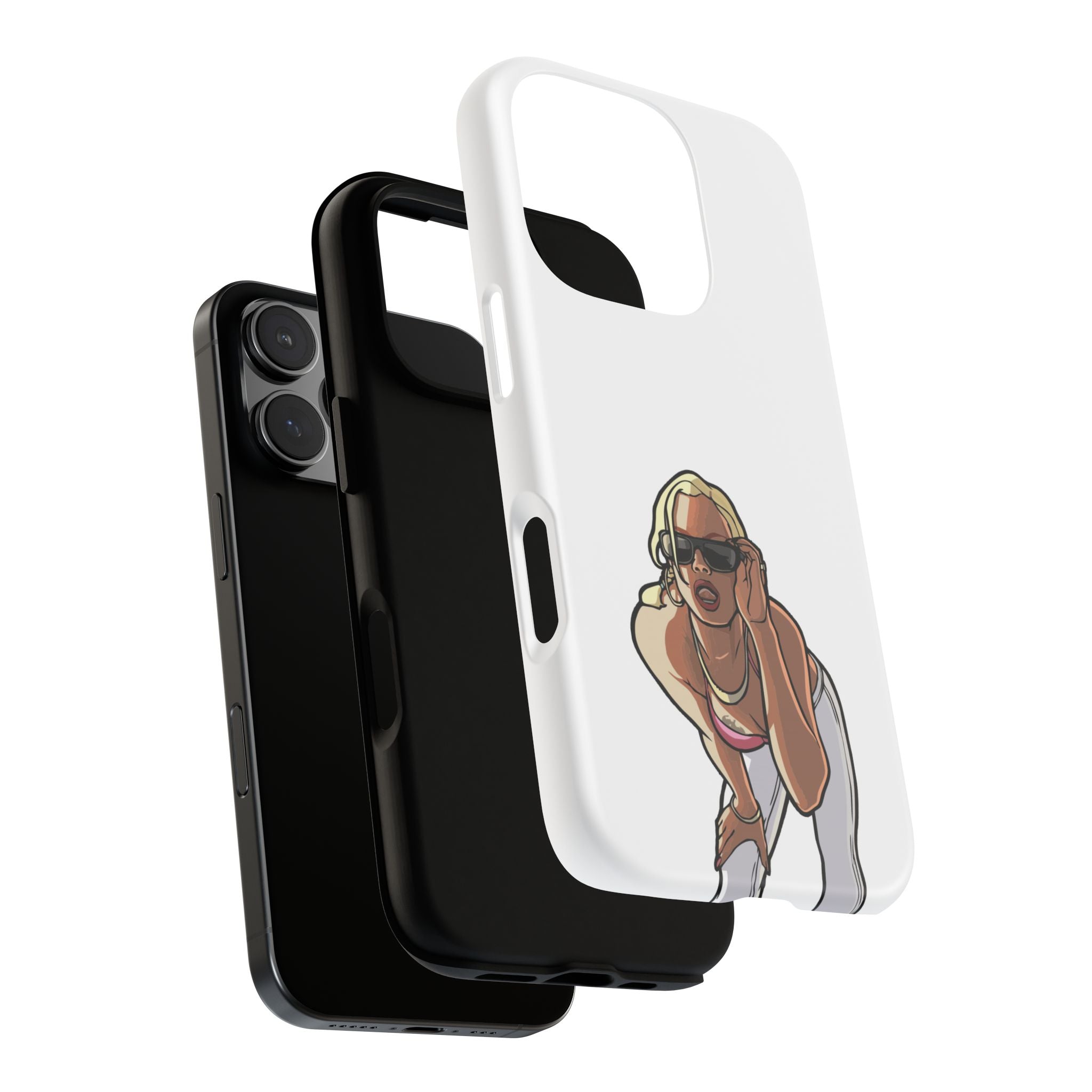 GTA San Andreas Blonde Girl iPhone Case