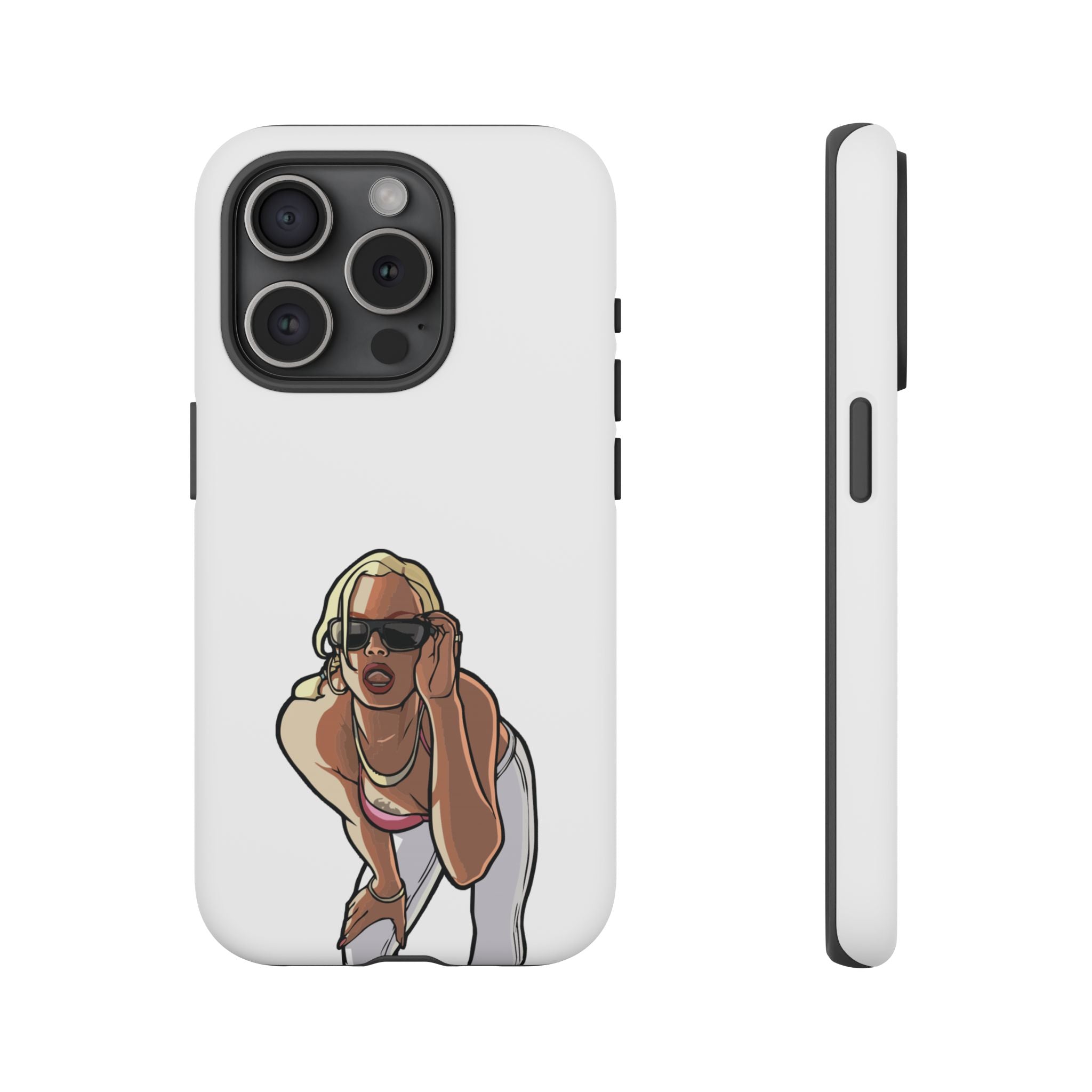 GTA San Andreas Blonde Girl iPhone Case